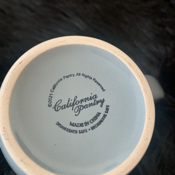 California Pantry Christmas White & Gray  Mittens Mug - Picture 6 of 6